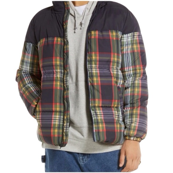Nordstrom BP Plaid Quilted Puffer Jacket NEW - Picture 3 of 11